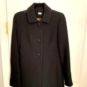 J. Crew Pea coat in Black